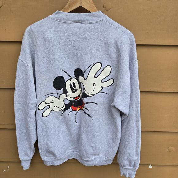 Vtg MICKEY & CO Mickey Mouse Bent Over Sweatshirt Size XL Disney USA - Picture 10 of 10